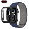 Silicone Strap+Case For Apple Watch Ultra 3/2/1 49mm 11 10 46mm 42mm Magnetic Band iWatch 9 8 7 45mm 41mm 6 5 SE 44mm/40mm Cover