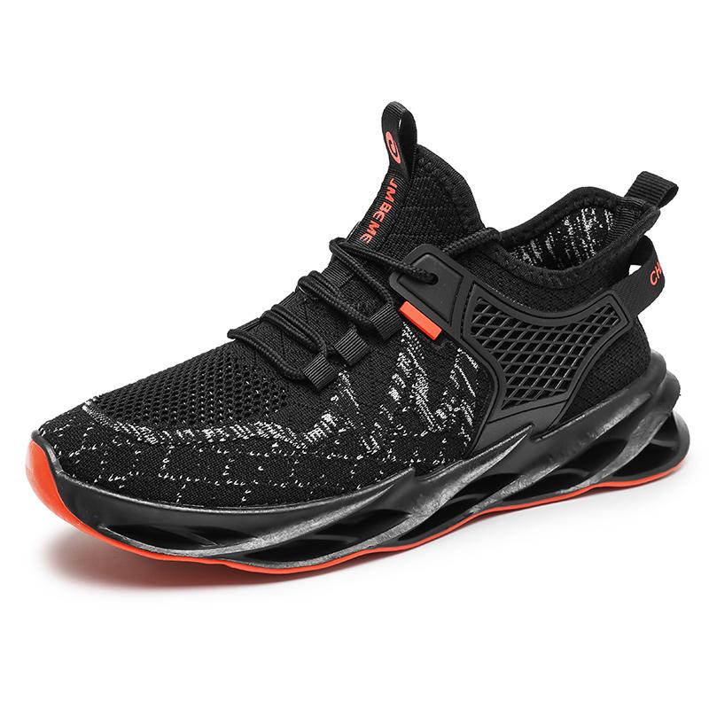 Autumn Men's New Casual Sports Shoes Men's Flying Shock Reduction Ultra -light Running Shoes