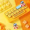 Crayon Shin-Chan Serie Cartoon Auto Tijdelijk Parkeer Nummerplaat Model Poppetje Verbergbaar Nummer Auto Accessoires Kerstcadeaus