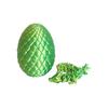 3D Printed Articulated Toy with Movable Joints and Colorful Egg