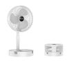 Stand Fan 6 Inch Folding Portable Telescopic USB Rechargeable Battery 3 Speeds Super Quiet Adjustable Height