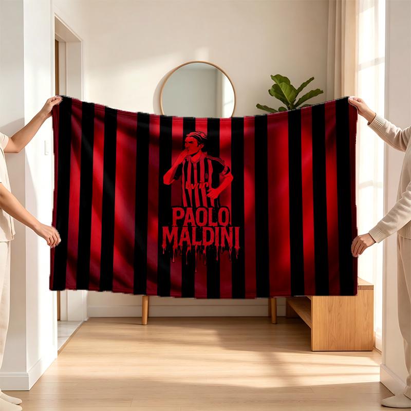 Paulo Maldini (5) Flannel blanket a soft accent for the bedroom and living room and a cozy home gift