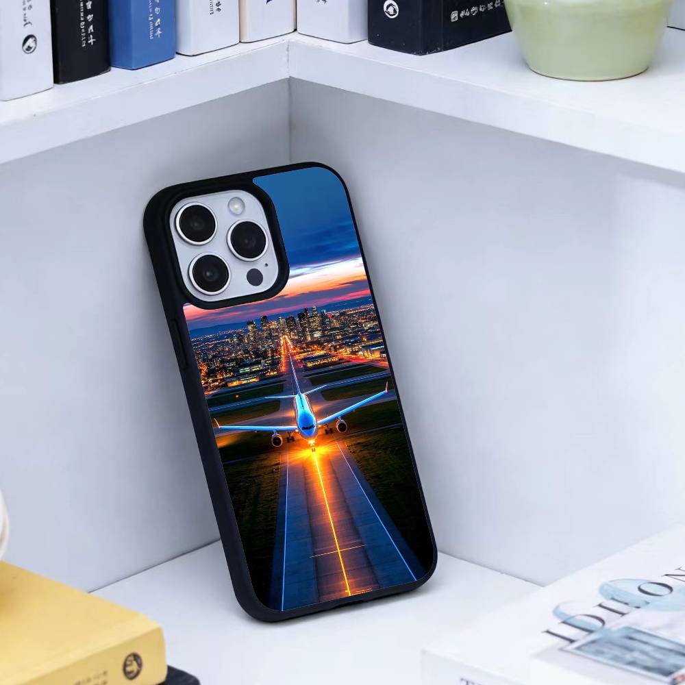 Airplane  Phone Case For iPhone 17,16,15,14,13,Pro,Max,Plus,Magnetic For Magsafe Wireless Charging