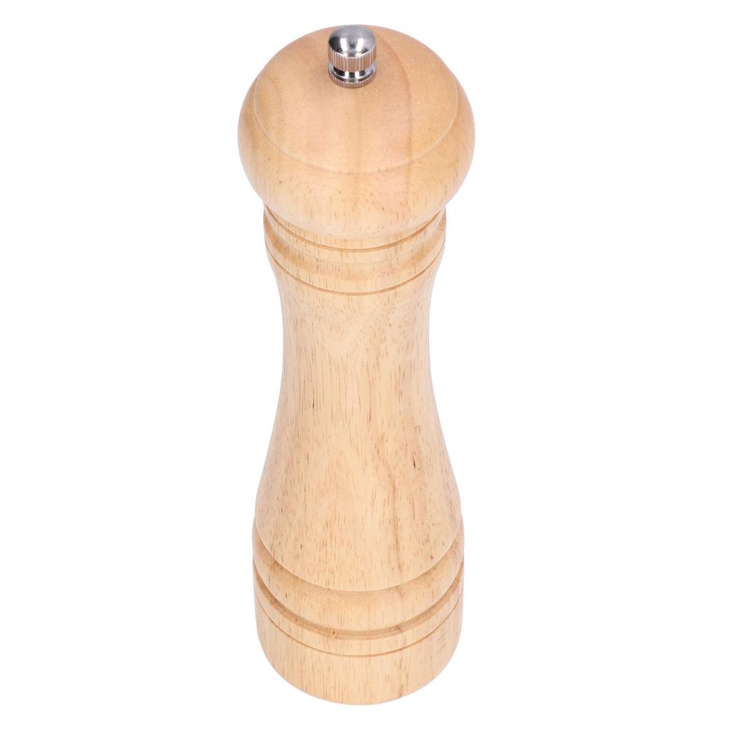 2pcs Wood Salt and Pepper Grinder   Coarseness Wooden Pepper Shaker for Kitchen Seasoning