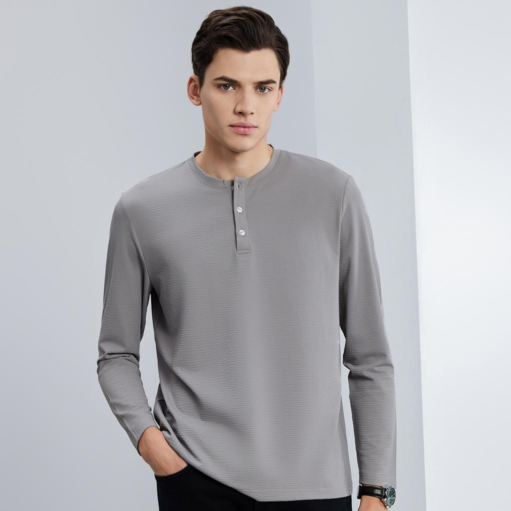 Lightweight and Breathable Long-Sleeved T-Shirt for Men