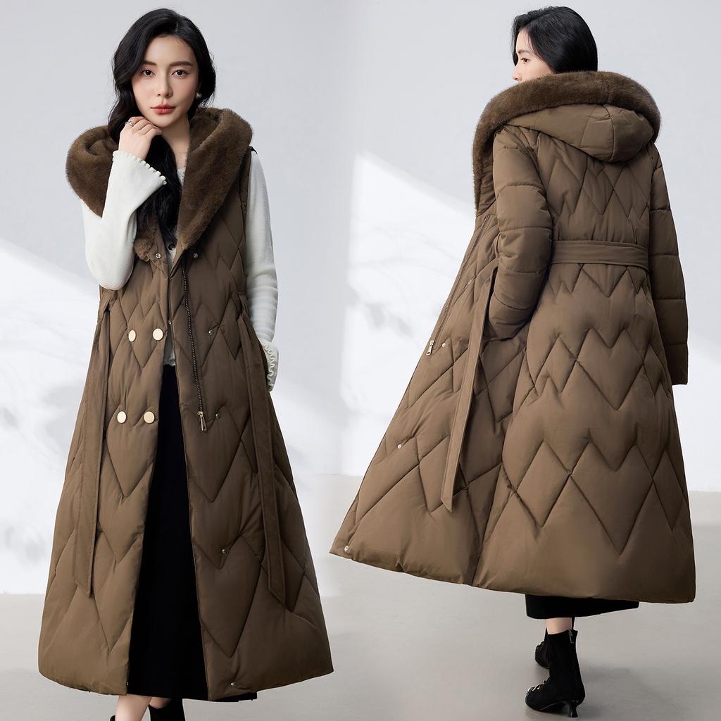 Jaqueta esportiva de algodão feminina plus size com mangas removíveis, dois modos de uso, à prova de frio, leve, espessa, fofa, quente, solta, tecido de alta qualidade