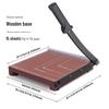 Deli 8005 Wooden Paper Cutter CN plug (adapter included)