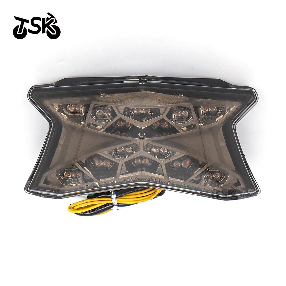 Brake Frosting Taillight Rear LED Tail Light Integrated Turn Signals Lamp For Kawasaki Z900 Z650 NINJA 650 2017 2018 2019