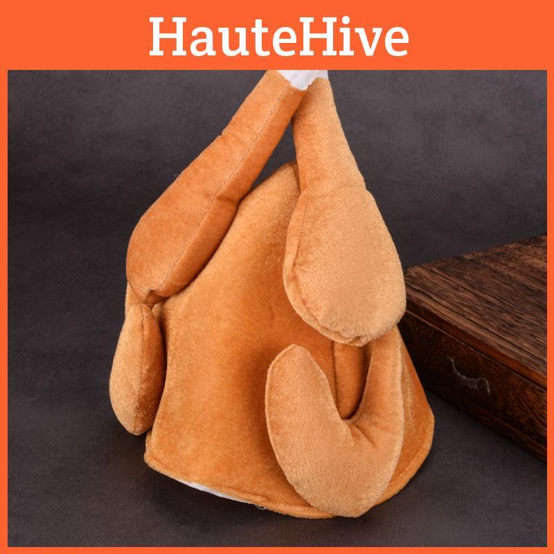 Thanksgiving Truthahnkeule Hut Truthahn Hut Amüsante Feierliche Unterhaltung Schwamm