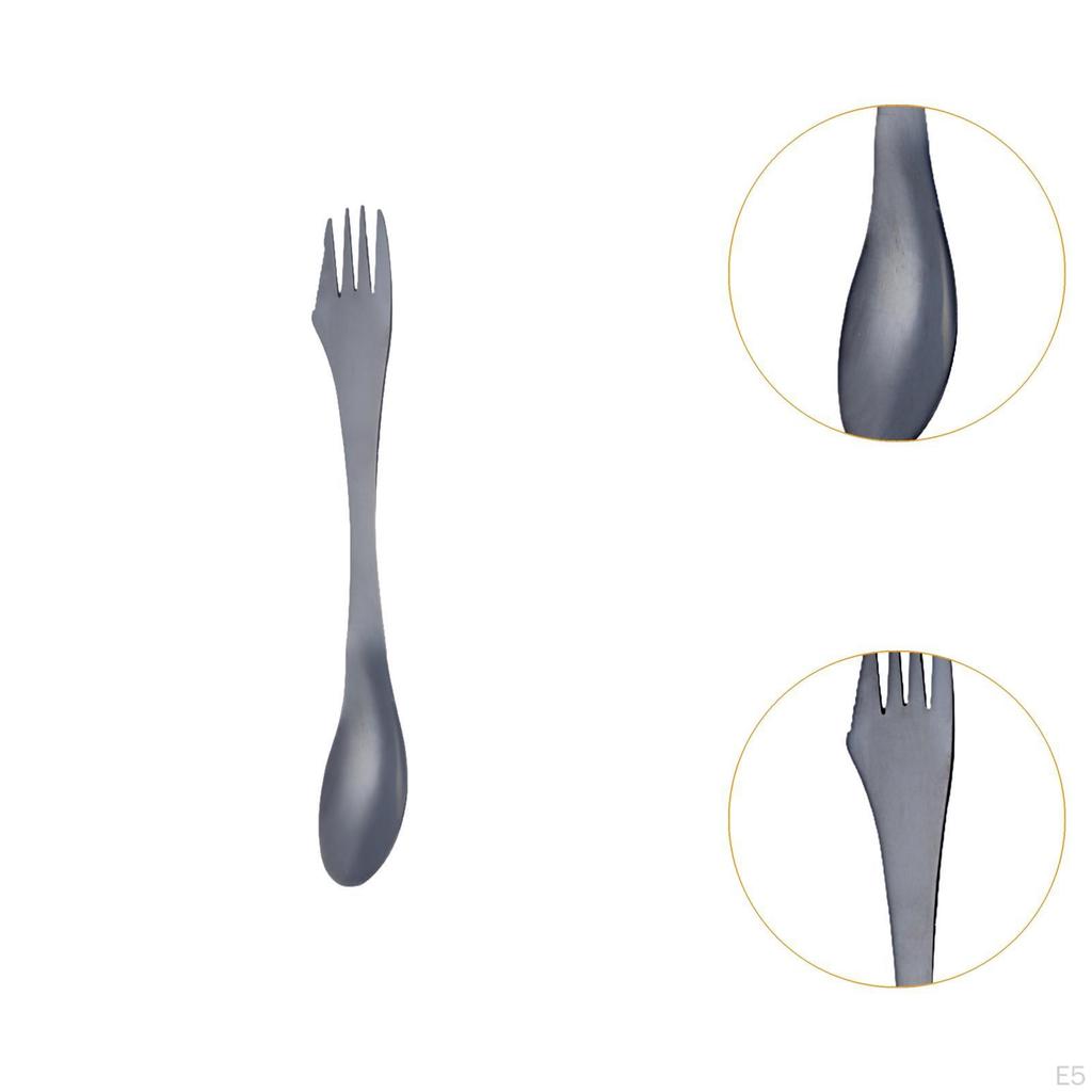 3-in-1 Spork Gabel Löffel Messer Campingbesteck für Rucksacktouren Picknick Küche