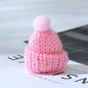 Korean Style Knitted Wool Hat with DIY Pompom Decoration - Mini Christmas Accessory