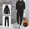 Men's Casual Hooded Sweatshirt Vest 3-Piece Suit – Fashionable and Simple for Autumn & Winter