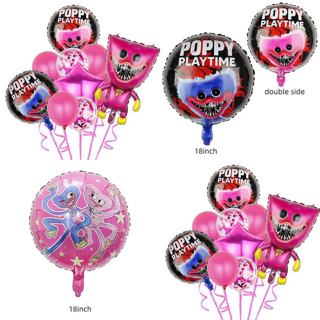 Poppy Playtime Huggy Wuggy Balloon Set For Kids Birthday Party Decorations High-quality And Easy To Use