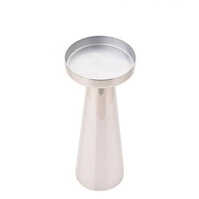 Hestia Ljusstake Pelare Polerad Silver - Stor