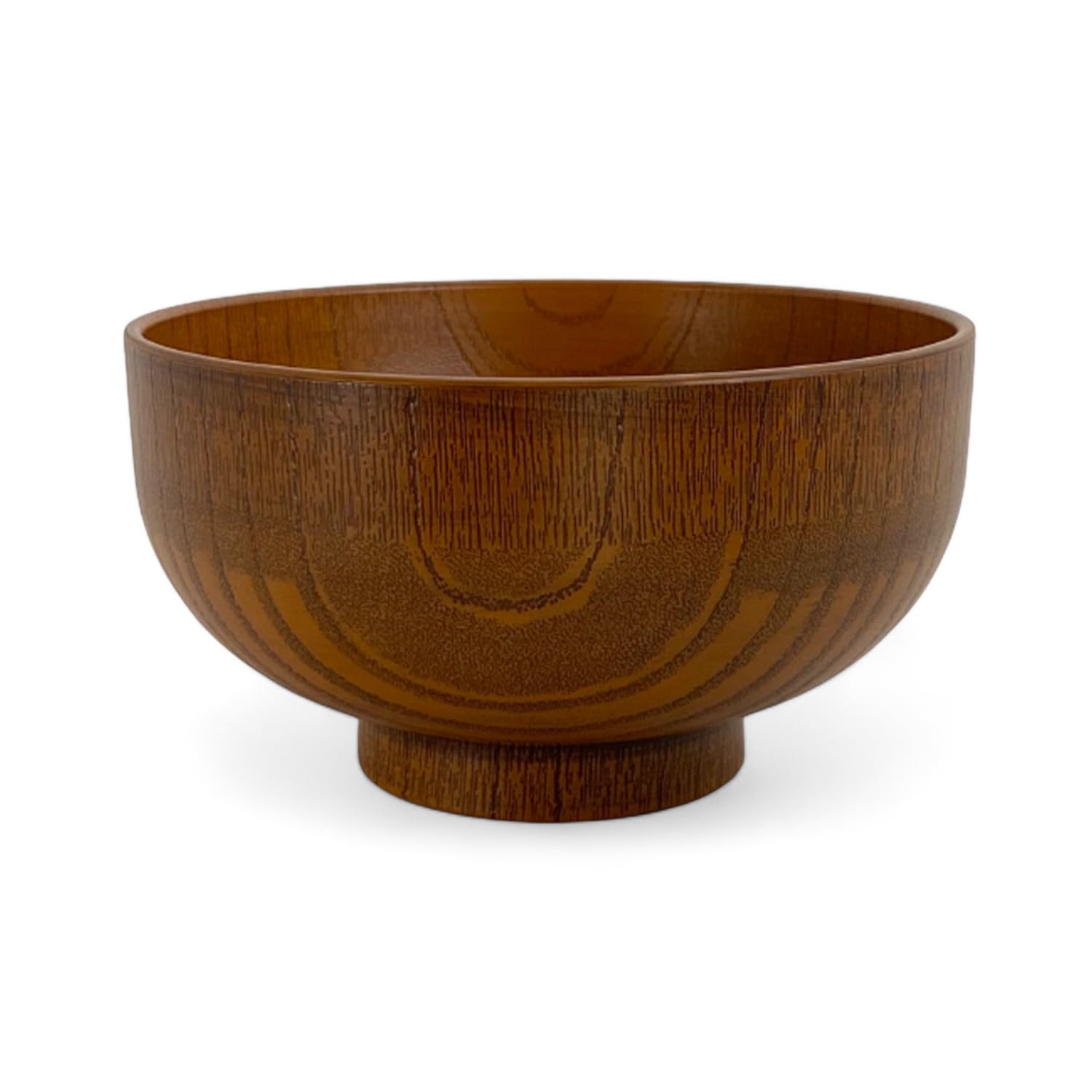 Miso Soup 11cm x Heat Woodgrain Made in Japan J-kitchens Bowl, 370cc, 6.4cm, Resistant, Finish,