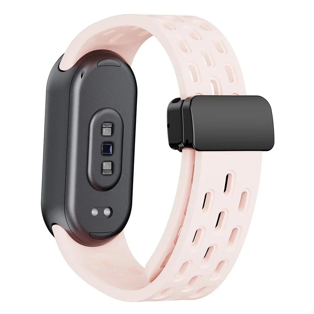Strap for Xiaomi Mi Band 9 Smart Watch Sport Silicone Bracelet for Mi Band 8 Replacement Wristband Miband 9 8 NFC Accessories
