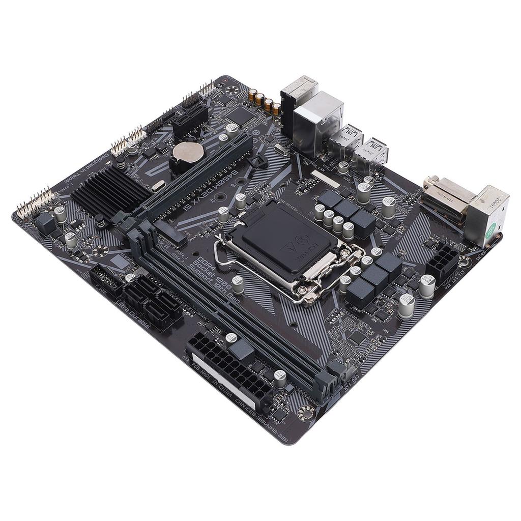 B460M D2VX SI Desktop-PC-Motherboard 2 X DDR4 DIMM-Slot Unterstützung LGA 1200 M.2-Schnittstelle PCI E 3.0 M ATX-Motherboard für