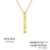 Star Of David Biblical Blessing Hebrew Pendant Necklaces Women Stainless Steel Gold Jewish Protection Jewelry