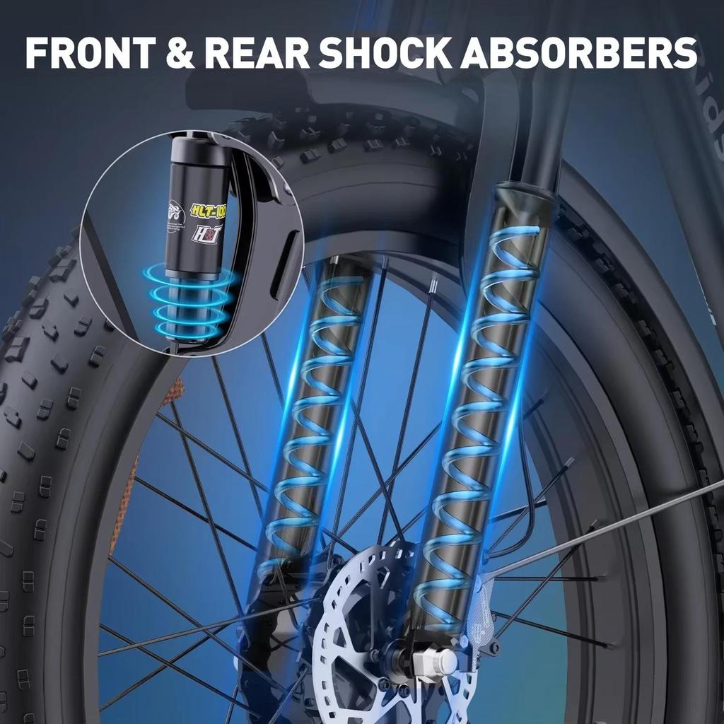 E-Bicycle  C26MAX 2000W Dual Motor 48V23AH All-terrain E-bike Hydraulic Brake Full Suspension 26*4.0 Inch Fat Tire Electric Bike