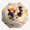 1pc Haikyuu!! Automatic Opening Closing Umbrella with Foldable Design, 8-Rib Iron Frame, Outdoor, Perfect Gift for Fans, Travelers, Daily Use.R089