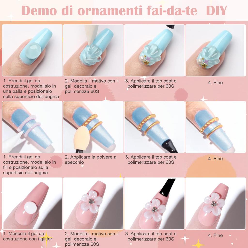Biutee Nail Extension Gel Polygel Large Capacity 30g Total Clay Gel Beginner Clear Nail Tip Adhesive Icing Gel 3D Parts Gel Nail Glue 15g2
