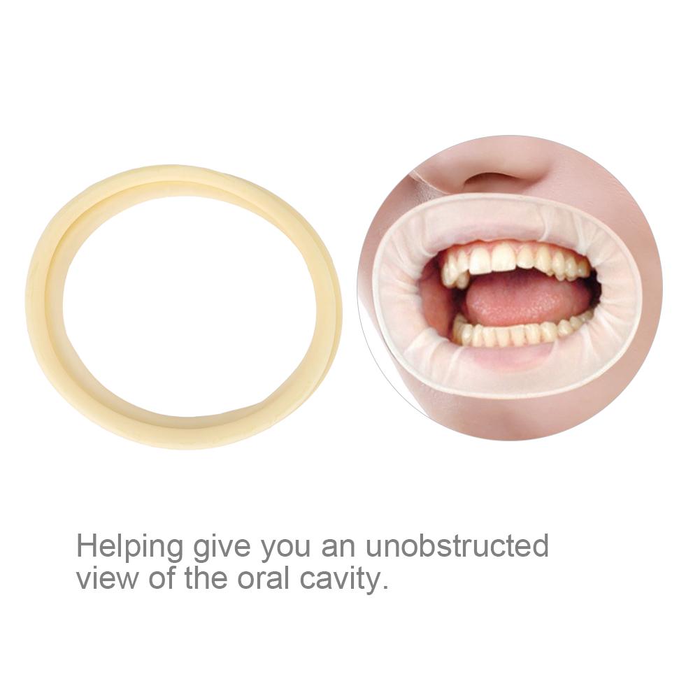10ks Jednorázový gumový otvírač úst Dental Dam Ústní roubík Lícní retraktor Nástroje pro ústní zubaře