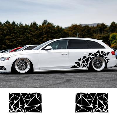 Car Body Side Stickers Triangle Graphics Vinyl Decals For Auto SUV Off Road Waterproof Styling Decoration Stickers Accessories