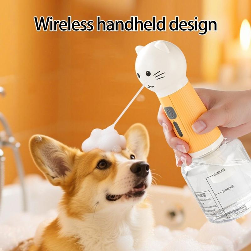 Pet Grooming Maker With USB Charging 1200mAh Battery Automatic Bubbler For Pets Quiet ABS