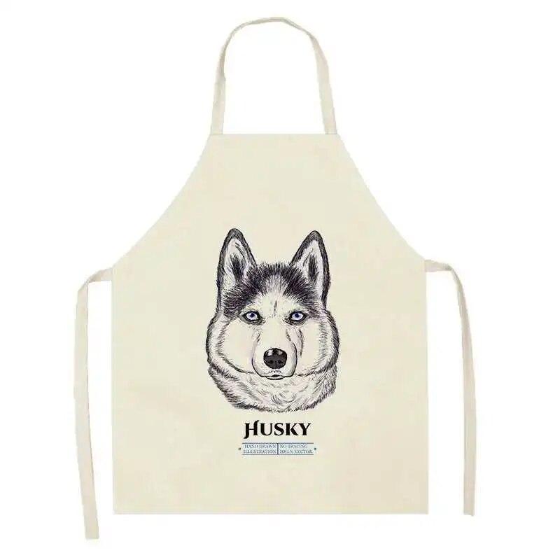 Cartoon Cat River Pulse Kitchen Kitchen Ladies April April Cleaning House Anti -April April of House Cooking Bavaglino At Home