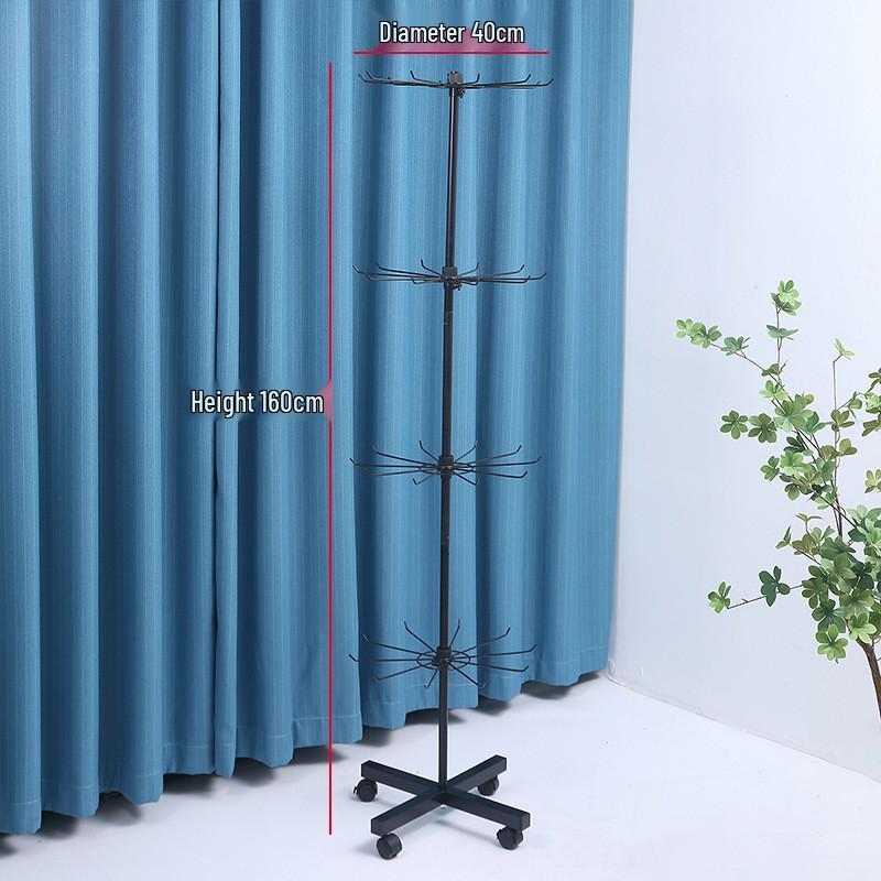 Rotating Detachable Three-Layer Jewelry Display Rack