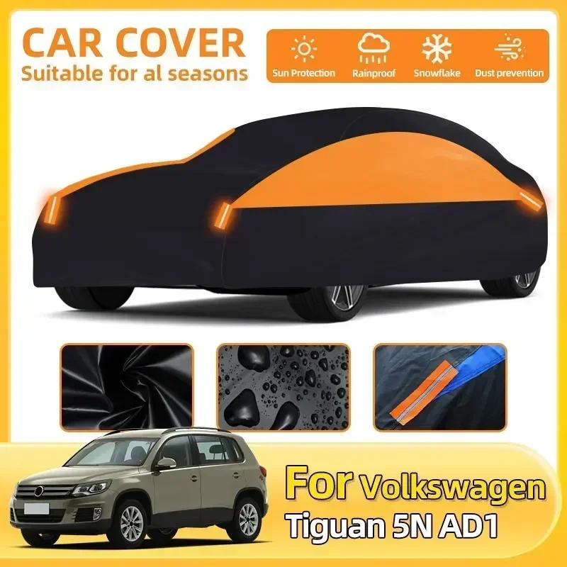 For Volkswagen Tiguan 5N AD1 Waterproof Car Cover Fit Waterproof Outdoor Sun Protpction Raruroof Rain Dust preueron Auto Cover