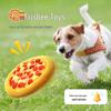 Plush Pizza Dog Toy: Bite-Resistant, Self-Play Molar Reliever for Small & Medium Dogs