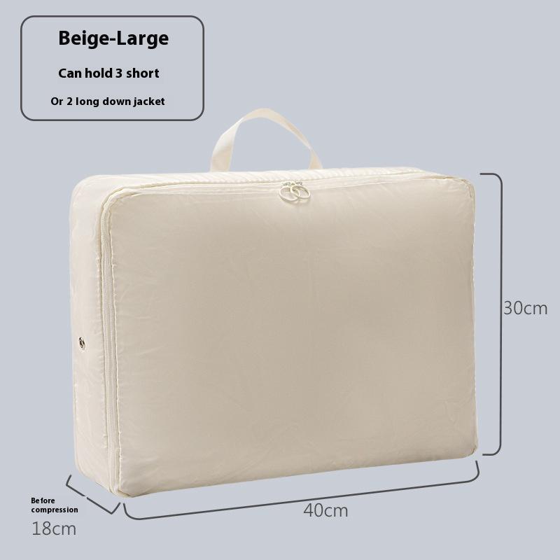 Travel Compression Packing Cubes Storage Bags for Down Jacket Travel Supplies Large Capacity Travle Bag for Down Cotton Quilt