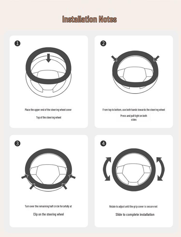 Buick Excelle HRV & LaCrosse Winter Plush Steering Wheel Cover