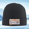 License Plate with a Film Logo and Words Unisex Women Unisex Knitted Hat Beanie Pullover Cap Winter Thermal Warm Christmas Outdoor