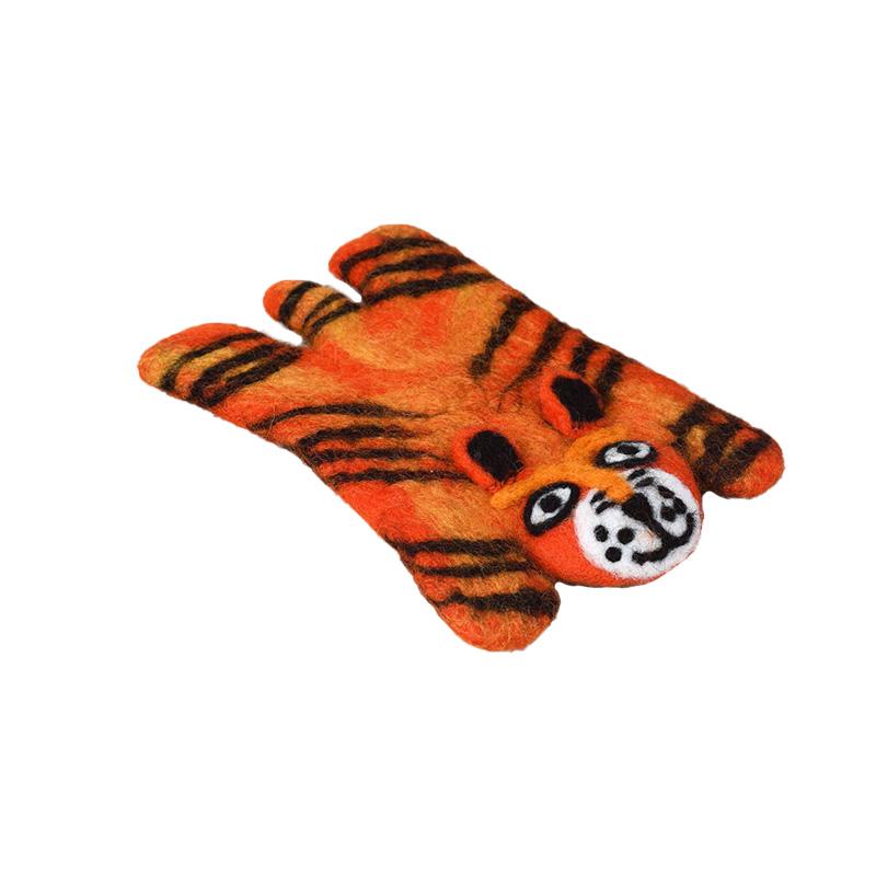 1 ks Podložka pod sklenici Ručně vyrobená Zvířecí prostírání Dekorace na kuchyňský stůl Podložka pod hrnek na kávu Roztomilá Vlněná plsť Vánoční dárek Dekorace na stůl