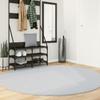 HUARTE Short Pile Rug Soft and Washable Grey Ø 200 cm