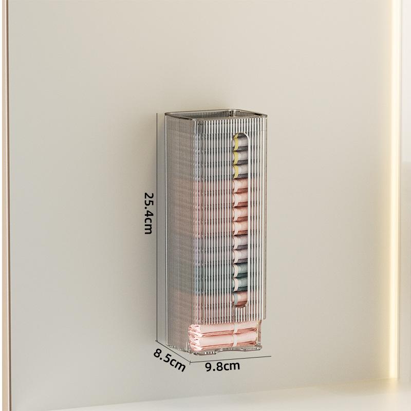 

Органайзер для хранения трусиков, нижнего белья и носков, настенный держатель для хранения, кухонный диспенсер для пластиковых пакетов для мусора, дом