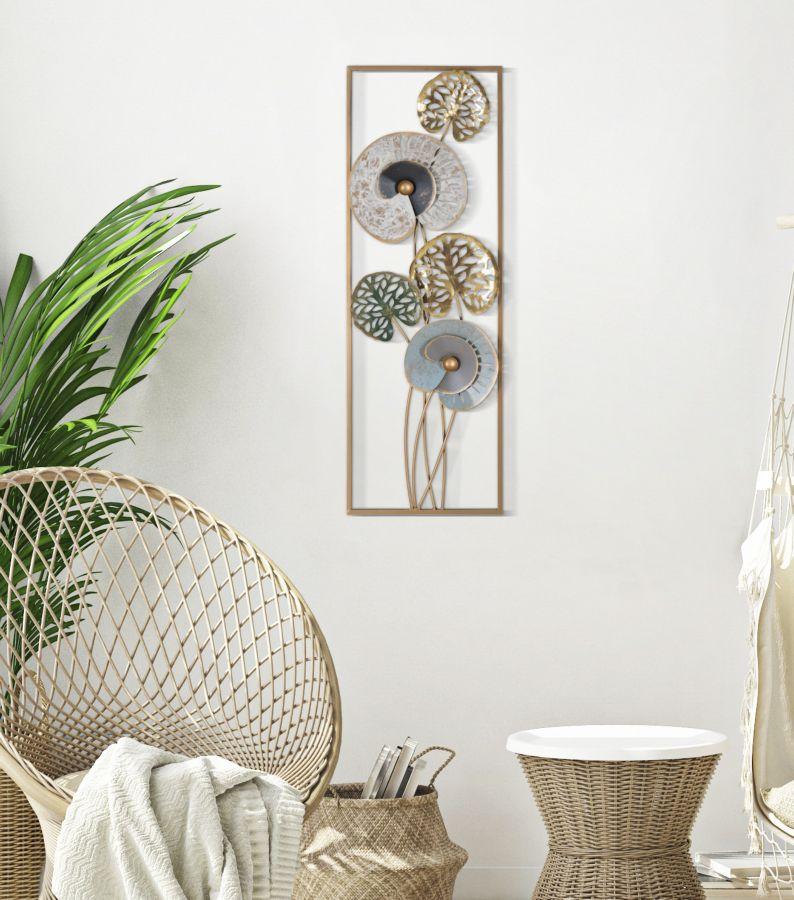 Iron Wall Panel Gloth Ret.-B- Cm 31,2X5,5X90