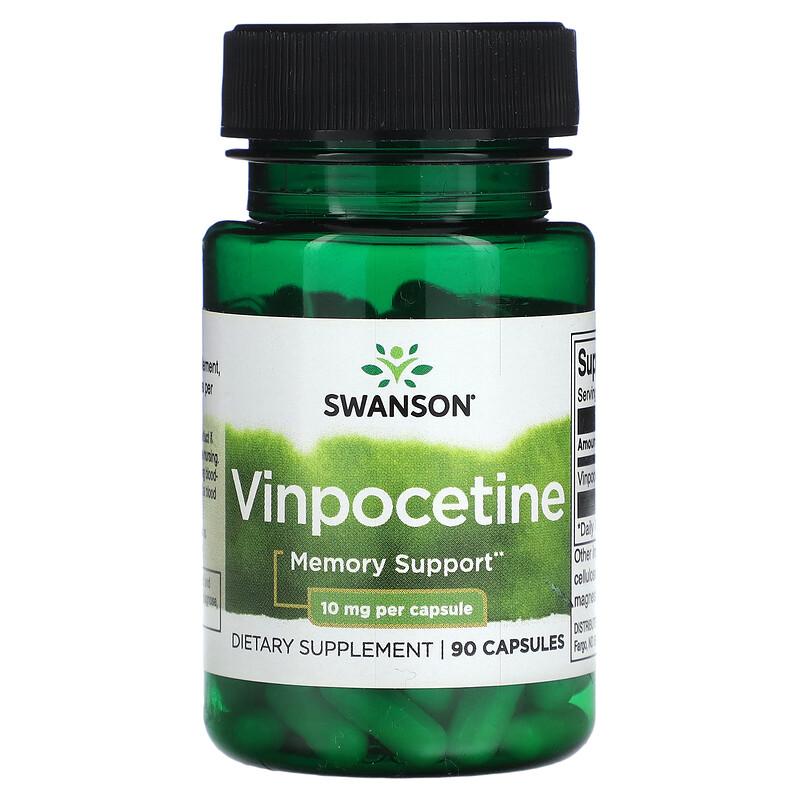 Swanson Vitamins , Vinpocétine, 10 Mg, 90 Capsules - Image 2