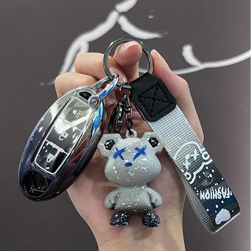 Nissan 14th Gen Key Case for Sylphy, Teana, Qashqai, X-Trail, Tiida, Bluebird, Terra, Murano - Car Shell Buckle Accessories