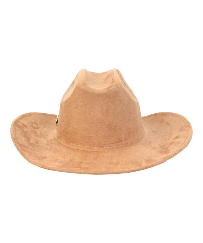 Yunibeosyeolkemiseuteuli Wire Cowboy Suede Beige Long Fedora Fedora