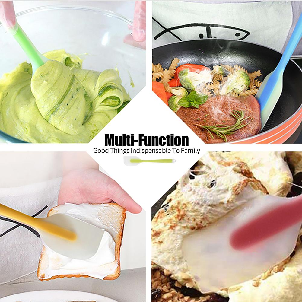 28cm Food Grade Silicone Spatula For Cake Cream, Non-stick Heat Resistant Flexible Rubber Spatulas For Baking Cooking Mixing,L