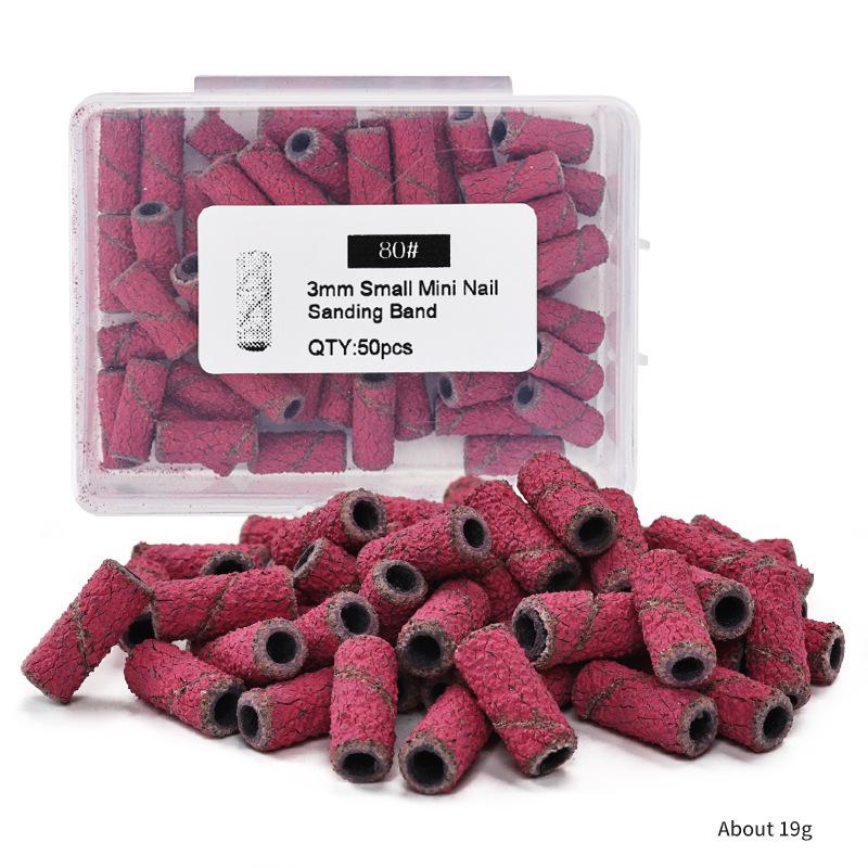 Set Manichiură Mini Bandă Abrazivă pentru Unghii și Mandrină