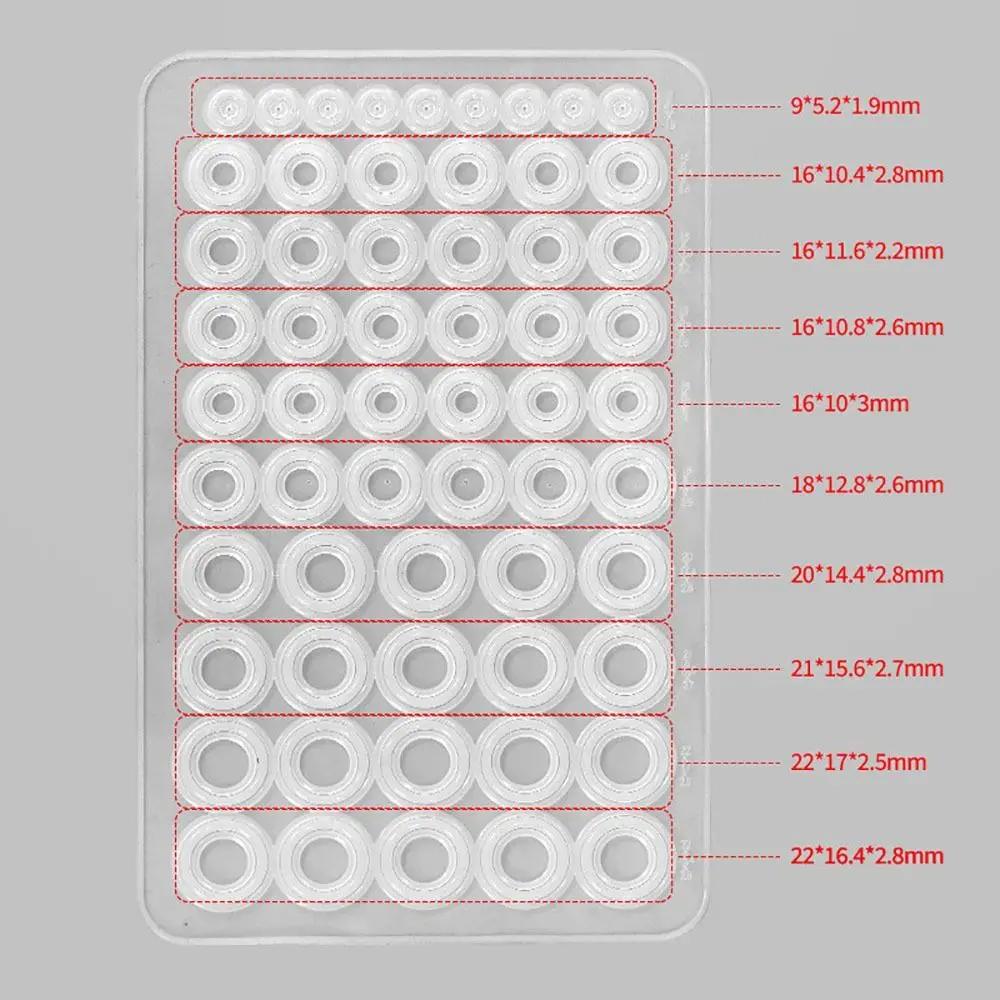 1Sheet S/L Faucet O-Ring Sealing Gasket Replacement High Temperature Resistant Pipe Connection Gasket Elastic Silicone