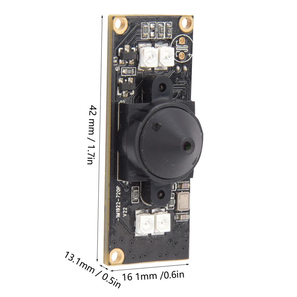 USB kamerový modul OV9712 čip s HD infračerveným nočním světlem 1280x720 30fps 56°