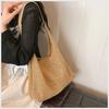 Retro Woven Straw Bag Summer New Large Capacity Shoulder Armpit Bag Vacation Wind Beach Bag Woven Straw Tote Bag for Women