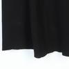 2025 Early Spring French Style Black Slimming Knitted Dress with Round Neck & Short Sleeves