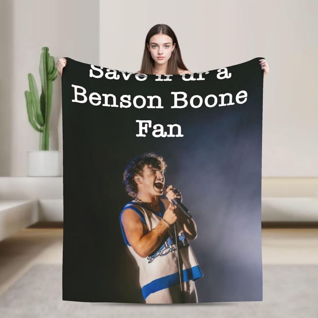 Benson Boone Sunflowe Warm Soft Blanket  Decorative Plush Bedding Throws Graphic Couch Bed Flannel Bedspread Sofa Bed Cover