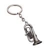 Musician Keychain Pendant Decorative 3D Design Bag Hanging Pendant Miniature Instrument Shape Key Holder Bag Charm